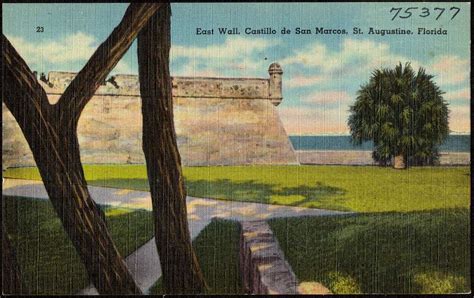 East wall, Castillo de San Marcos, St. Augustine, Florida - PICRYL Public Domain Search