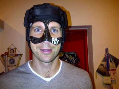 Petr Cech now has a mask to go with his helmet