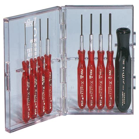 Xcelite Hex SAE Screwdriver Set (9-Piece)-PS89 - The Home Depot