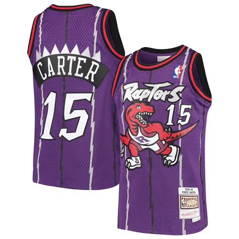 Youth Toronto Raptors Vince Carter Mitchell & Ness Purple 1998/99 ...