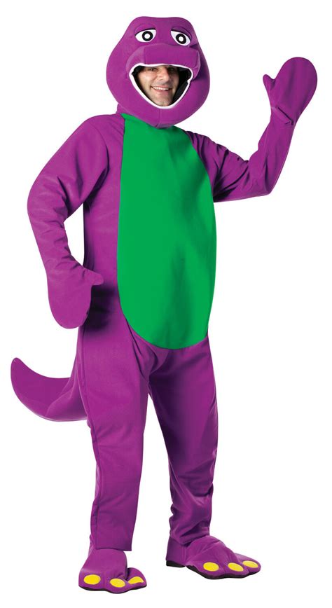 Mens Barney the Dinosaur Adult Costume - Mr. Costumes