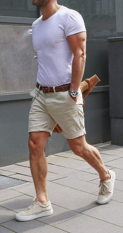 KHAKI SHORTS AND SHOES SUMMER OUTFITS FOR MEN ⋆ Best Fashion Blog For ...