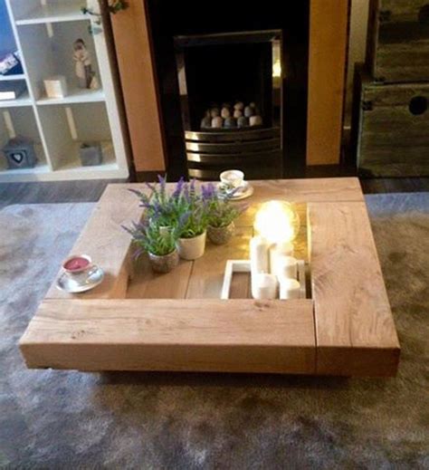 99 Easy DIY Coffee Tables You Can Actually Build Yourself (3) - 99Architecture | Decorating ...