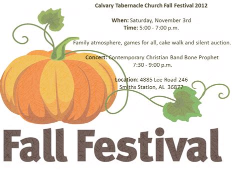 Calvary Tabernacle Church Fall Festival