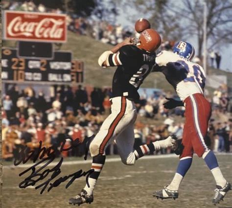 Bob TRUMPY Signed 8x10 Photo! CINCINNATI BENGALS LEGEND! “Who Dey” W ...