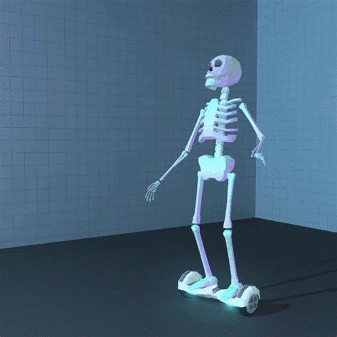 Spooky Skeleton GIFs Bring Humor to Ordinary Life - Creators