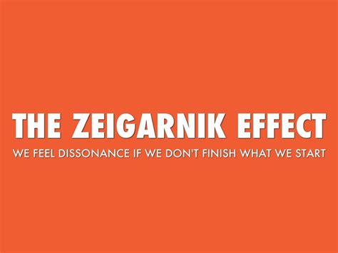 How the Zeigarnik Effect is Slowly Killing You… | HuffPost