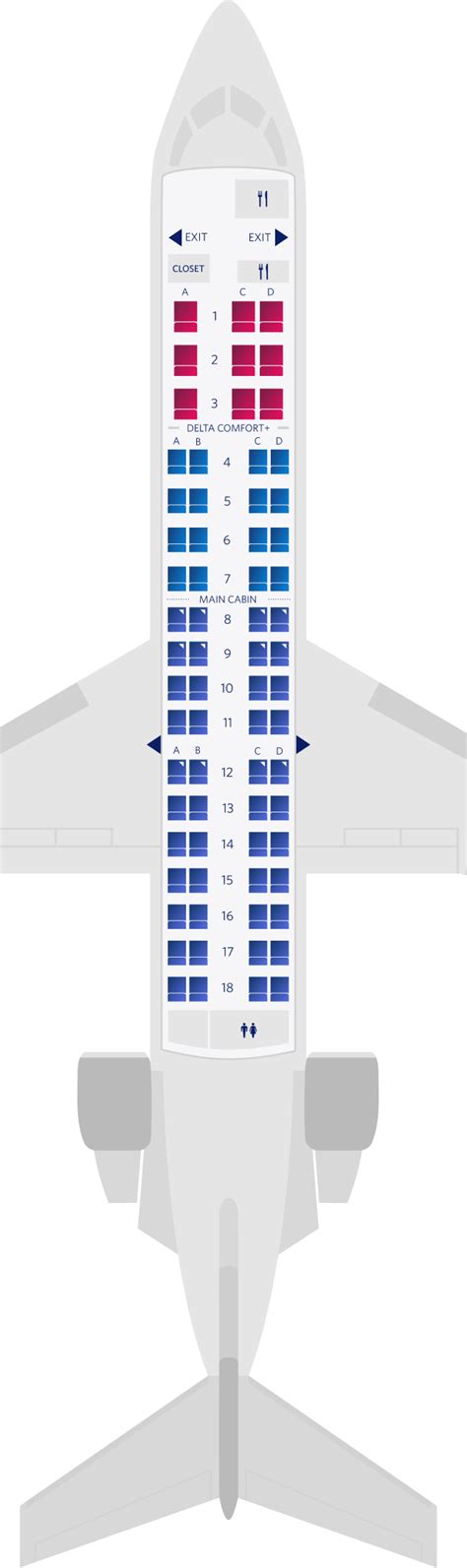 Canadair Regional Jet 700 Seatguru Delta | Brokeasshome.com