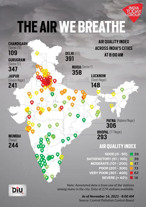 Air quality in Delhi starts deteriorating again, likely to breach 'severe' mark today - India Today