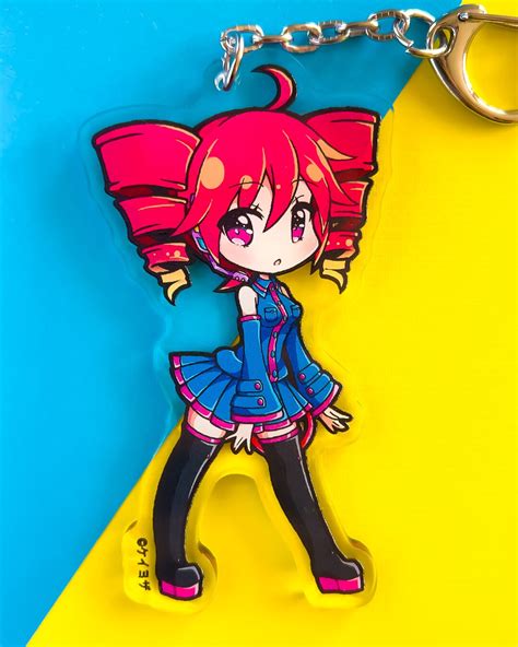 Vocaloid Kasane Teto 3.5 Acrylic Charms double Sided - Etsy