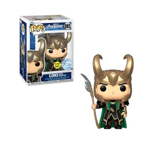 Funko Pop Marvel Studio Avengers Loki with Scepter #985 Vinyl Figure