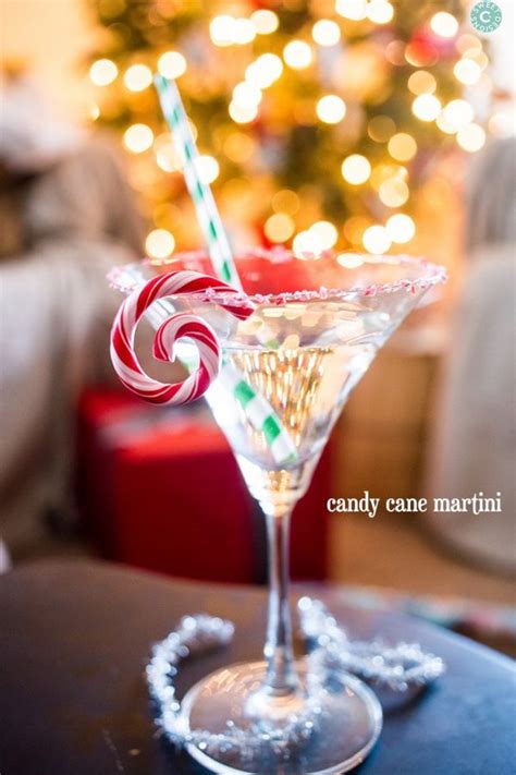 Candy cane martini- the merriest Christmas party drink! Rum Cocktail ...