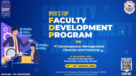 Faculty Development Programme (FDP) at IPER on "Contemporary Management Theories & Practices ...