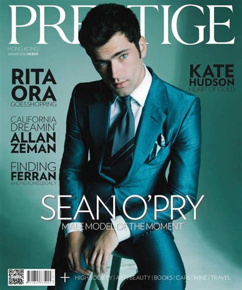 Sean O'Pry is Dapper Image for Prestige Hong Kong – The Fashionisto