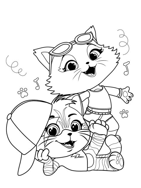 44 Cats Coloring Pages Coloring Pages