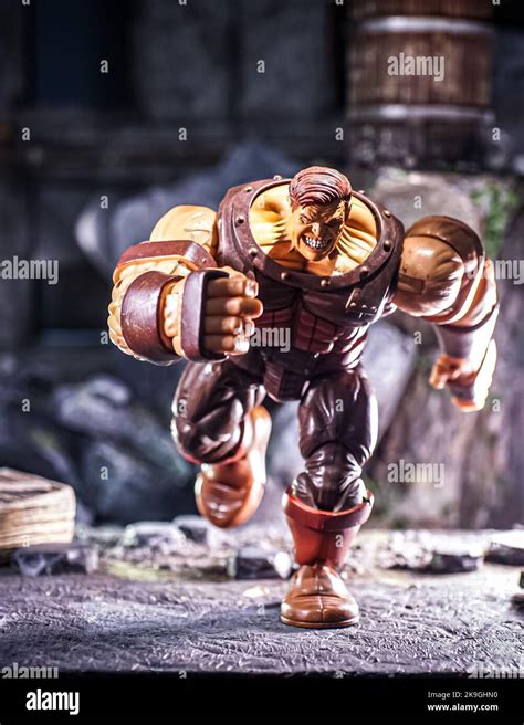 The mini toy of Juggernaut in X-MEN universe Stock Photo - Alamy