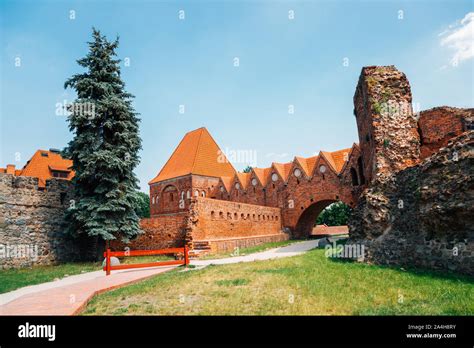 Teutonic Castle ruins in Torun, Poland Stock Photo - Alamy