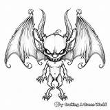 Demon Coloring Pages  Free & Printable sketch template