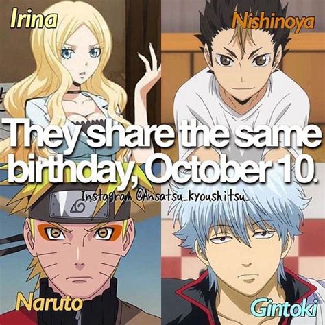 Which Anime Characters Birthday Is Today : Meta tag for listing characters' date of birth ...