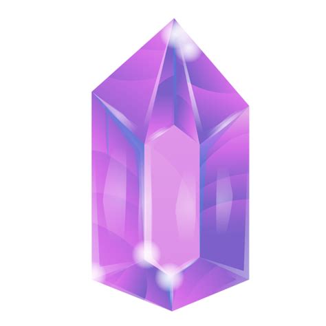 Purple Crystals Background