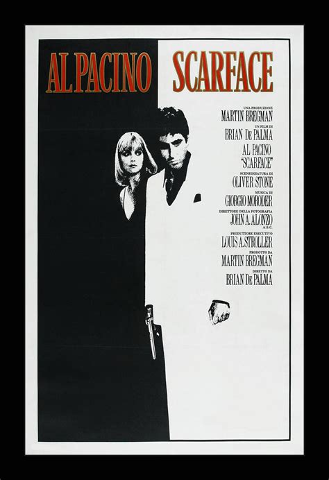 Scarface 11x17 Framed Movie Poster | Etsy