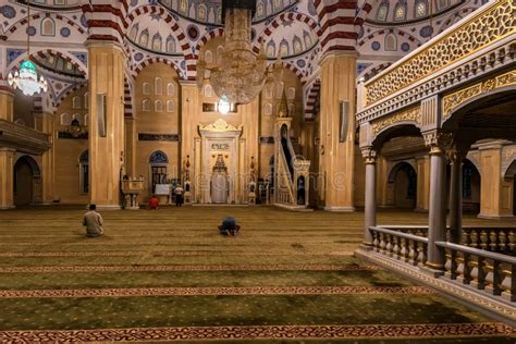 GROZNY, RUSSIA - JULY 9, 2017: Akhmad Kadyrov Mosque in Grozny ...