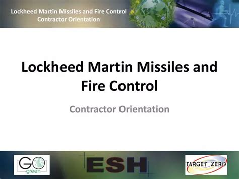 PPT - Lockheed Martin Missiles and Fire Control PowerPoint Presentation ...