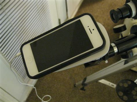 Stellar Neophyte Astronomy Blog: DIY Homemade iPhone Telescope Attachment Adapter Mount