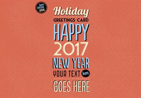 Colorful Holiday Greetings Card Vector 140497 Vector Art at Vecteezy