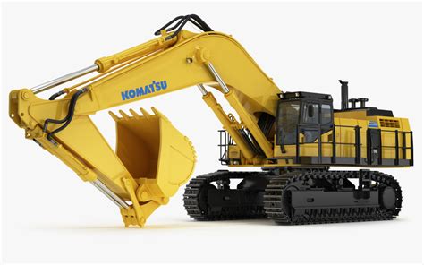 3ds max hydraulic excavator komatsu pc1250 | Hydraulic excavator ...