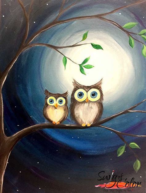 Owl-Always-Love-You-branded | Owl canvas painting, Owls drawing, Art ...