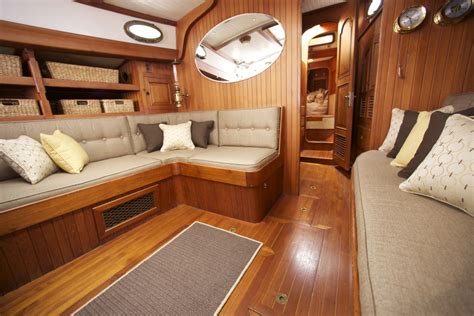 At Boats Afloat, a makeover to inspire envy | Boat interior design, Sailboat interior, Boat interior