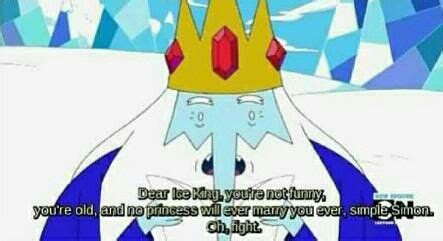 Adventure Time - Ice King Flame Princess | Adventure time quotes ...