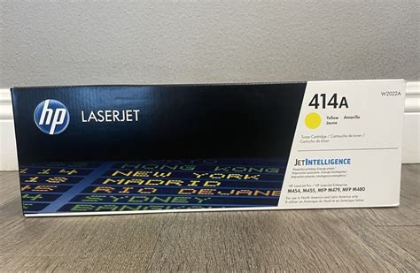 NEW HP 414A Toner Cartridge - Yellow 192018046283 | eBay