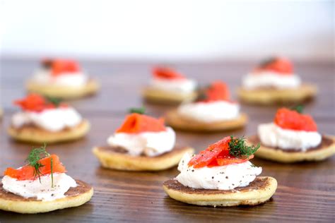 Homemade Blinis with smoked salmon Recipe from Pescetarian.Kitchen