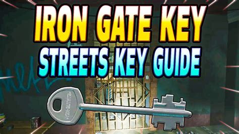 Iron Gate Key - Key Guide - Escape From Tarkov - YouTube