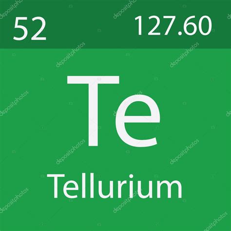 Tellurium Element Periodic Table — Stock Photo © bigfatnapoleon #103723264