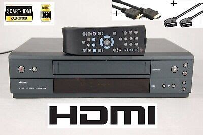 Videorecorder VHS HDMI Videorekorder mit original Fernbedienung HDMI ...