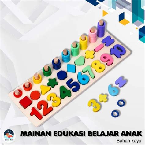 Jual Mainan edukasi belajar anak hitung angka dan huruf matematika balita di Seller Almaheera ...