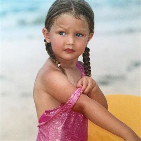 This Baby Photo of Gigi Hadid Proves She Was Born to Be a Model | Young gigi hadid, Gigi hadid ...