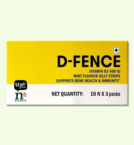 Nutrilite D Fence Vitamin D3 Strip, 10 N X 3 Packs at Rs 630/pack in ...