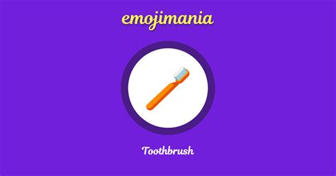 🪥 Toothbrush emoji Copy & Paste - Emojimania