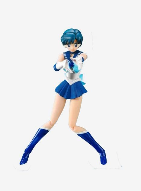 Bandai Spirits Sailor Moon S.H.Figuarts Sailor Mercury Figure | Hot Topic