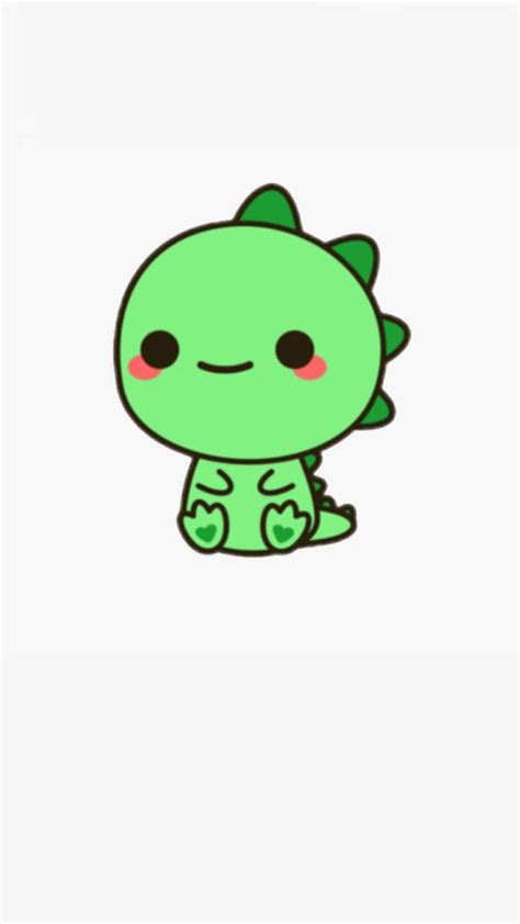 View 13 Green Kawaii Dino Wallpaper Cute - antik-kuriosa