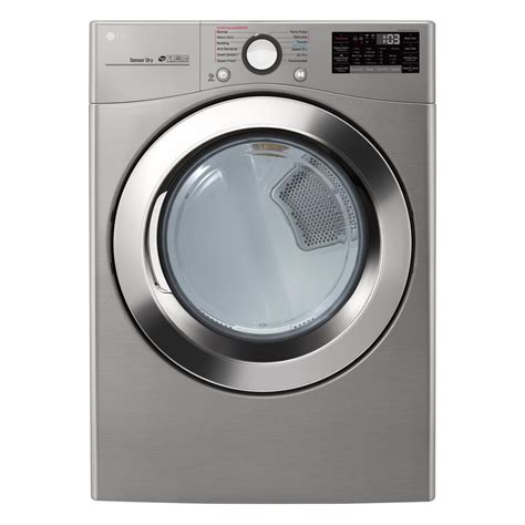 LG DLEX3700V 7.4 cu.ft. Ultra Large Capacity Electric Dryer with Sensor ...