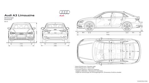 Audi A3 Sedan | 2015MY | Dimensions