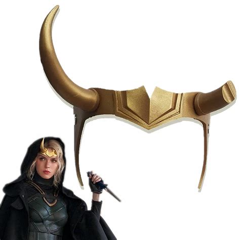 Buy Loki Helmet Horns Cosplay, 2021 TV Loki Series Movie Thor Ragnarok ...