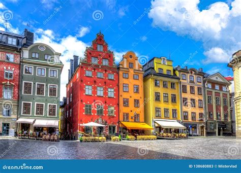 Stortorget Square in Stockholm Old Town, Sweden Stock Image - Image of place, color: 138680883