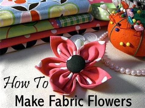 Make Fabric Flowers for Dog Collars ... | Craftsy | Making fabric ...