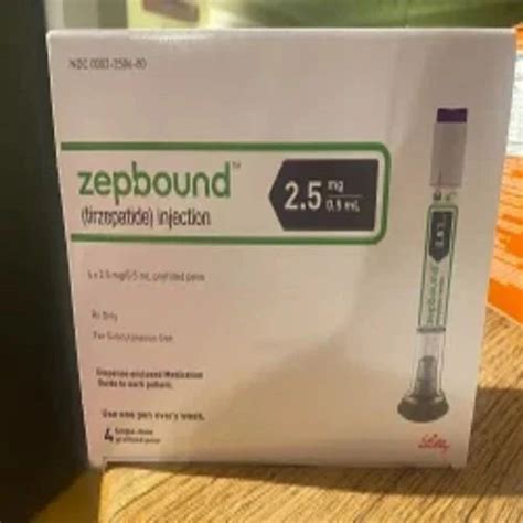 Zepbound 25 Mg (Bulk Orders Available) at Rs 7000/box | Mounjaro in ...